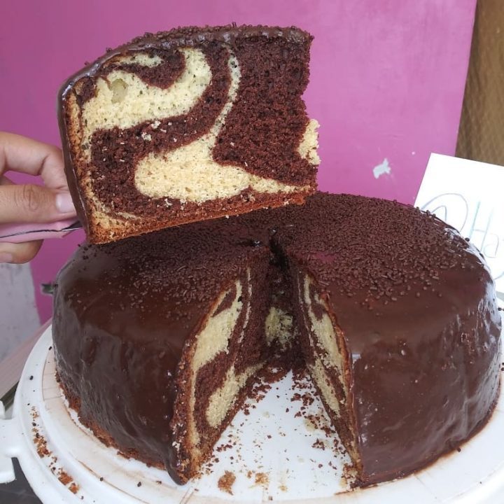 🥇 Torta marmoleada ⭐Un POSTRE para deleitar tu paladar⭐