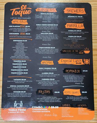 Al Toque Latin Cuisine